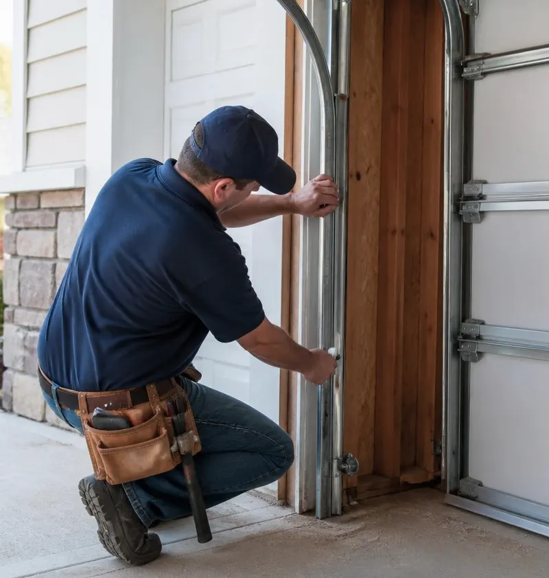 Off Track Door Repair in Terra Ceia